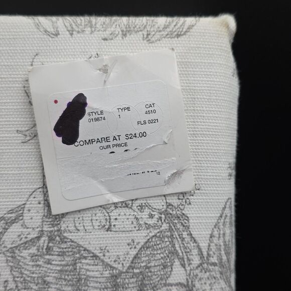 Bunny Tales Easter Tablecloth Spring Rabbit Toile Cotton Oblong 60x102 NIP - Picture 4 of 10